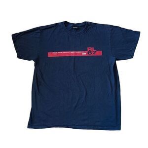Vintage Polo Jeans Co Ralph Lauren RL 67 T-Shirt Navy Blue Size Large